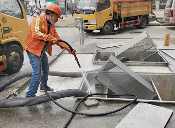 新华镇隔油池清理